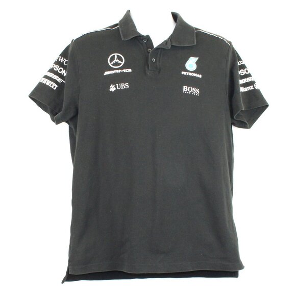 Mercedes Benz AMG F1 Petronas Formula 1 Crew Shirt Mens Large - Picture 1 of 8